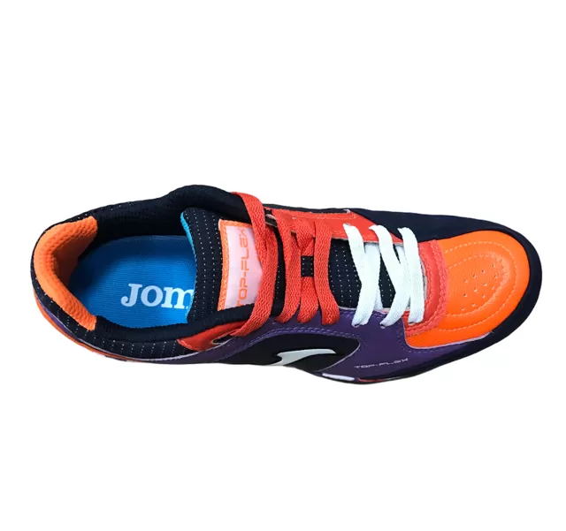 Joma Top Flex 619 TF TOPS.619.PT purple black orange soccer shoe