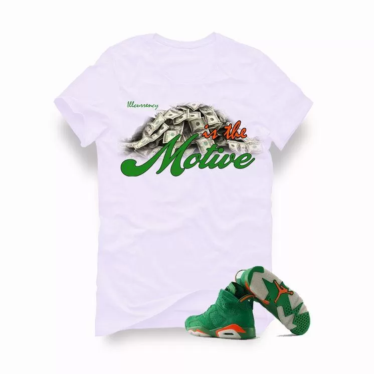 Jordan 6 Gatorade Green White T (Money is the motive)