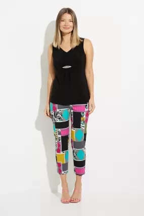 Joseph Ribkoff Pant Patchwork Printed 231253