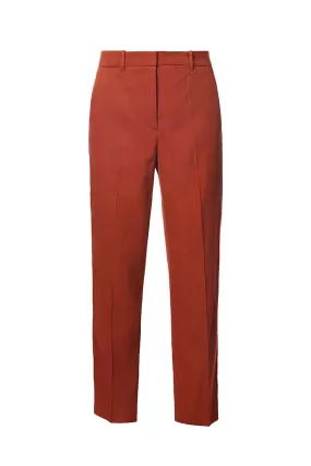 Joseph Trina Stretch Crepe Linen Pant - Chestnut