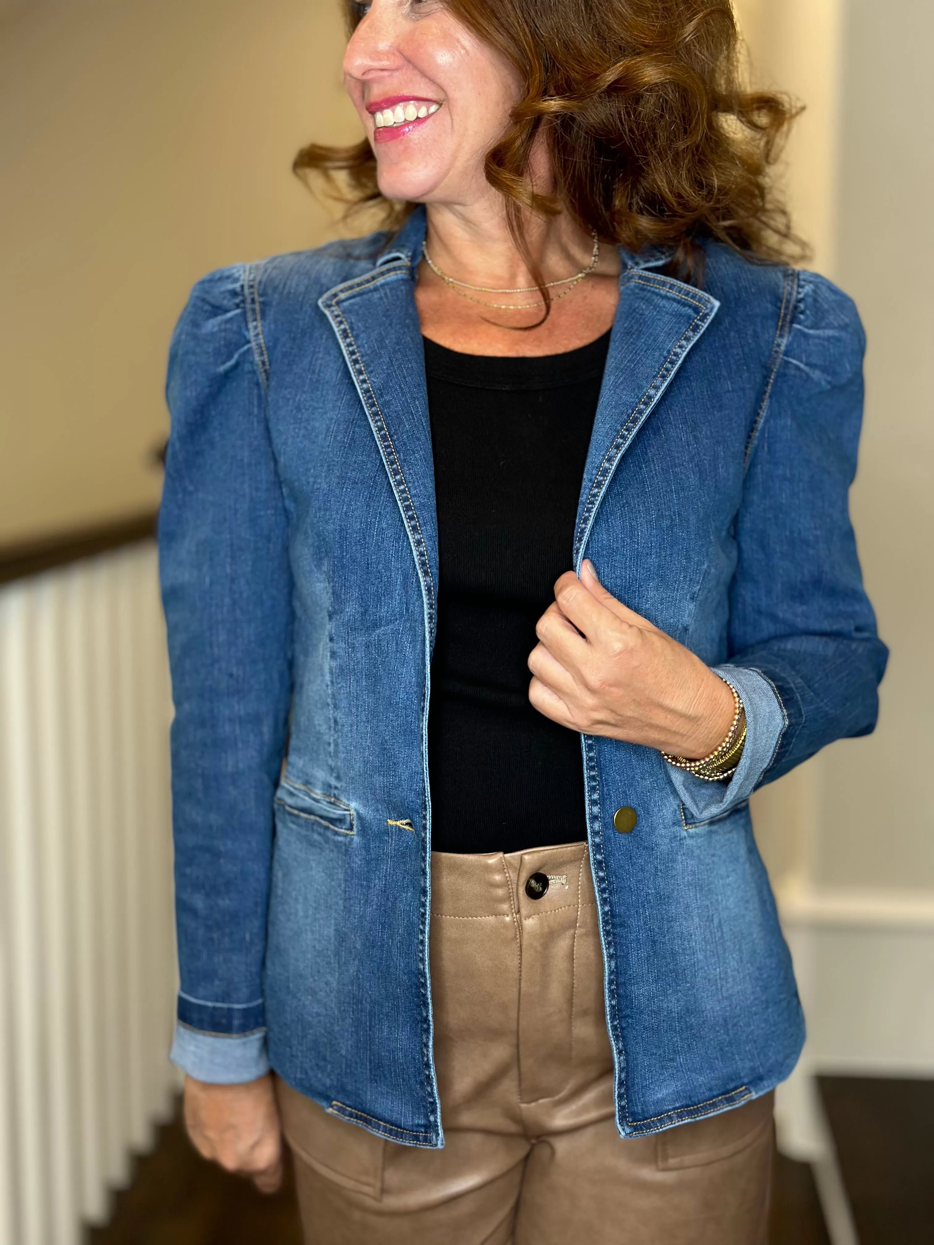 JS71 Veronica Denim Blazer