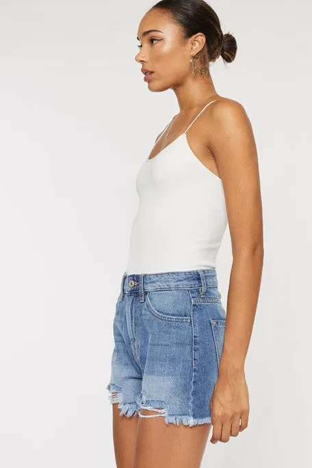 KanCan High Rise Denim Short Jeans