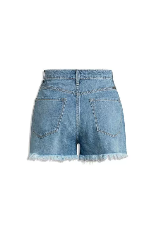 KanCan High Rise Denim Short Jeans