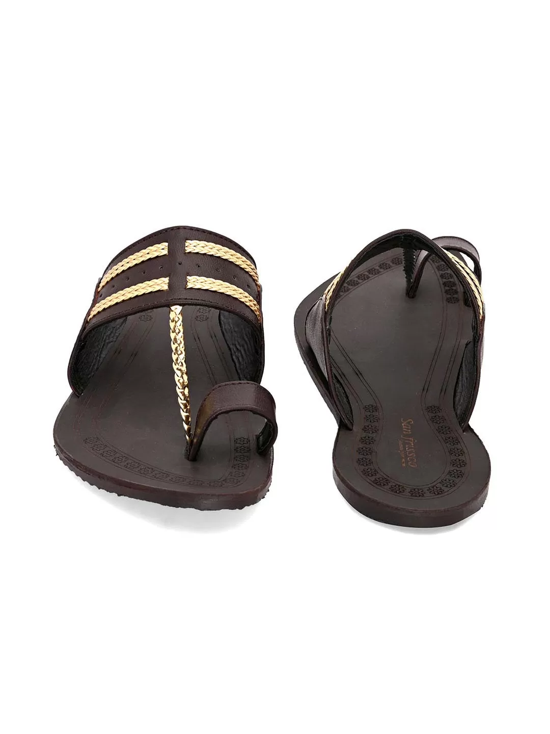 Khadi Ethnic Kolhapuri Slippers