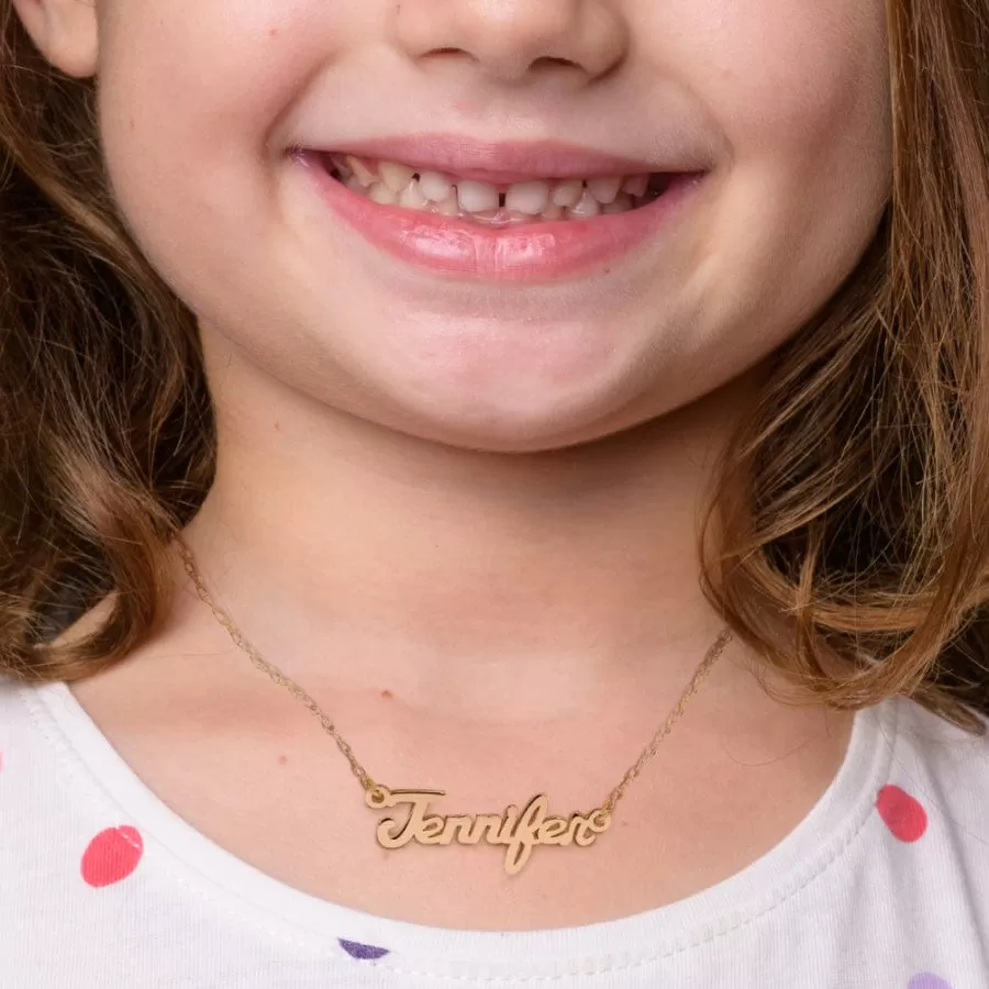 Kid's Mini Name Necklace