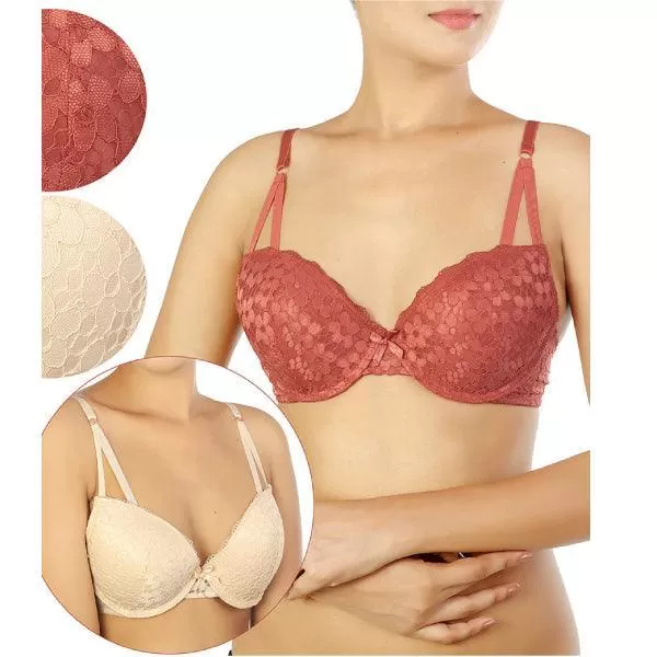 Lace Bras Pack Of 2 | Padded Bras | Fancy Bras For Women Online In Pakistan