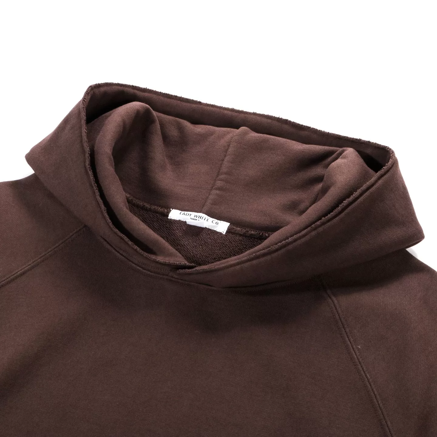 LADY WHITE CO. SUPER WEIGHTED HOODIE PLUM