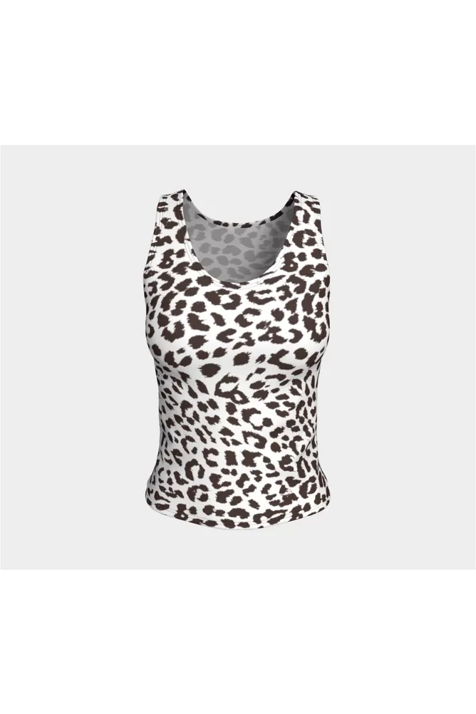 Leopard Print Fitted Tank Top