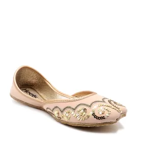 Light Pink Ethnic Khussa 094136