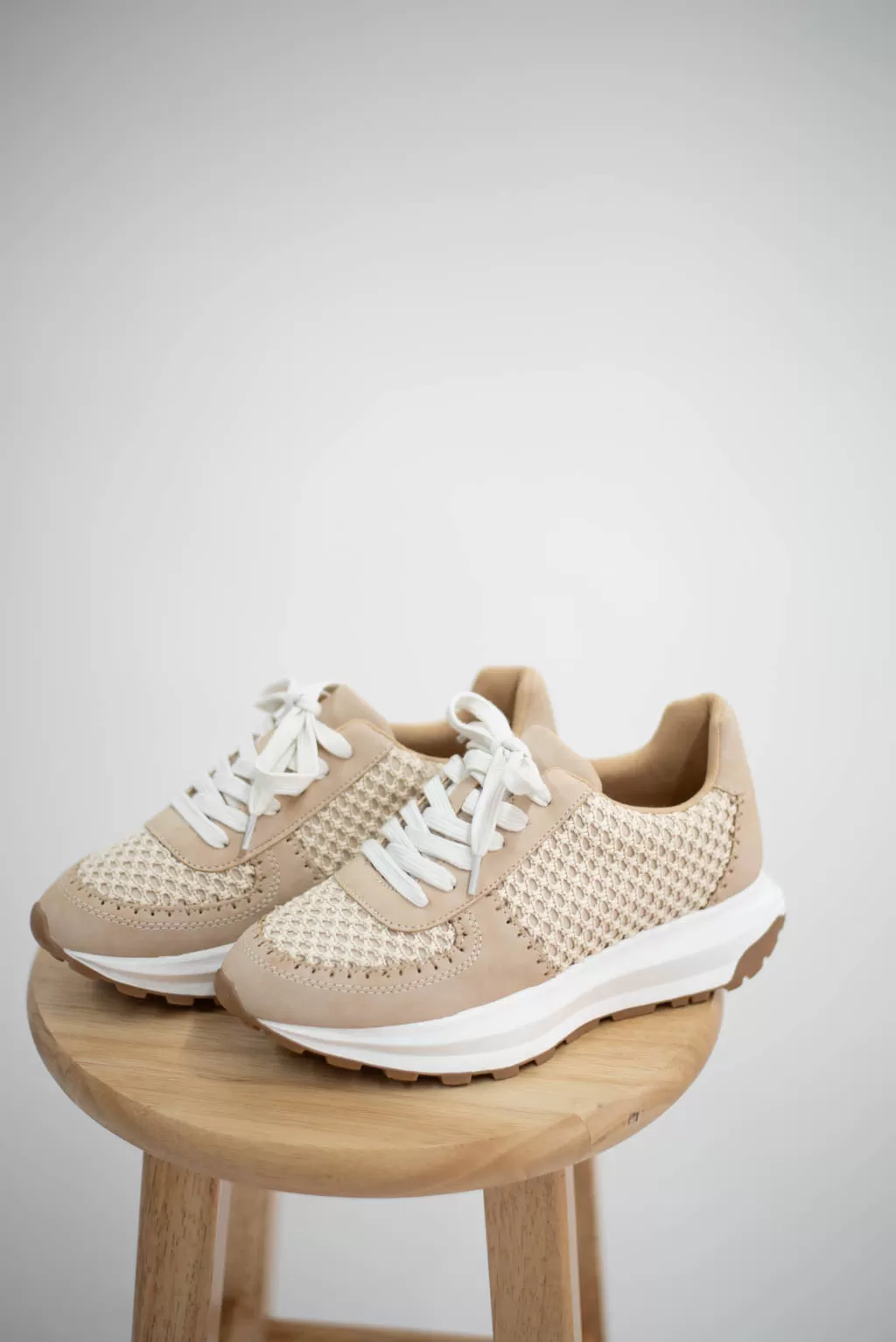 Maple Crochet Panel Sneakers