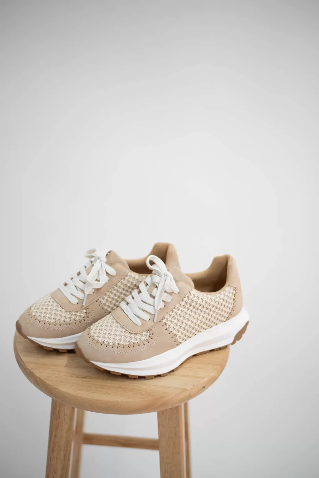 Maple Crochet Panel Sneakers