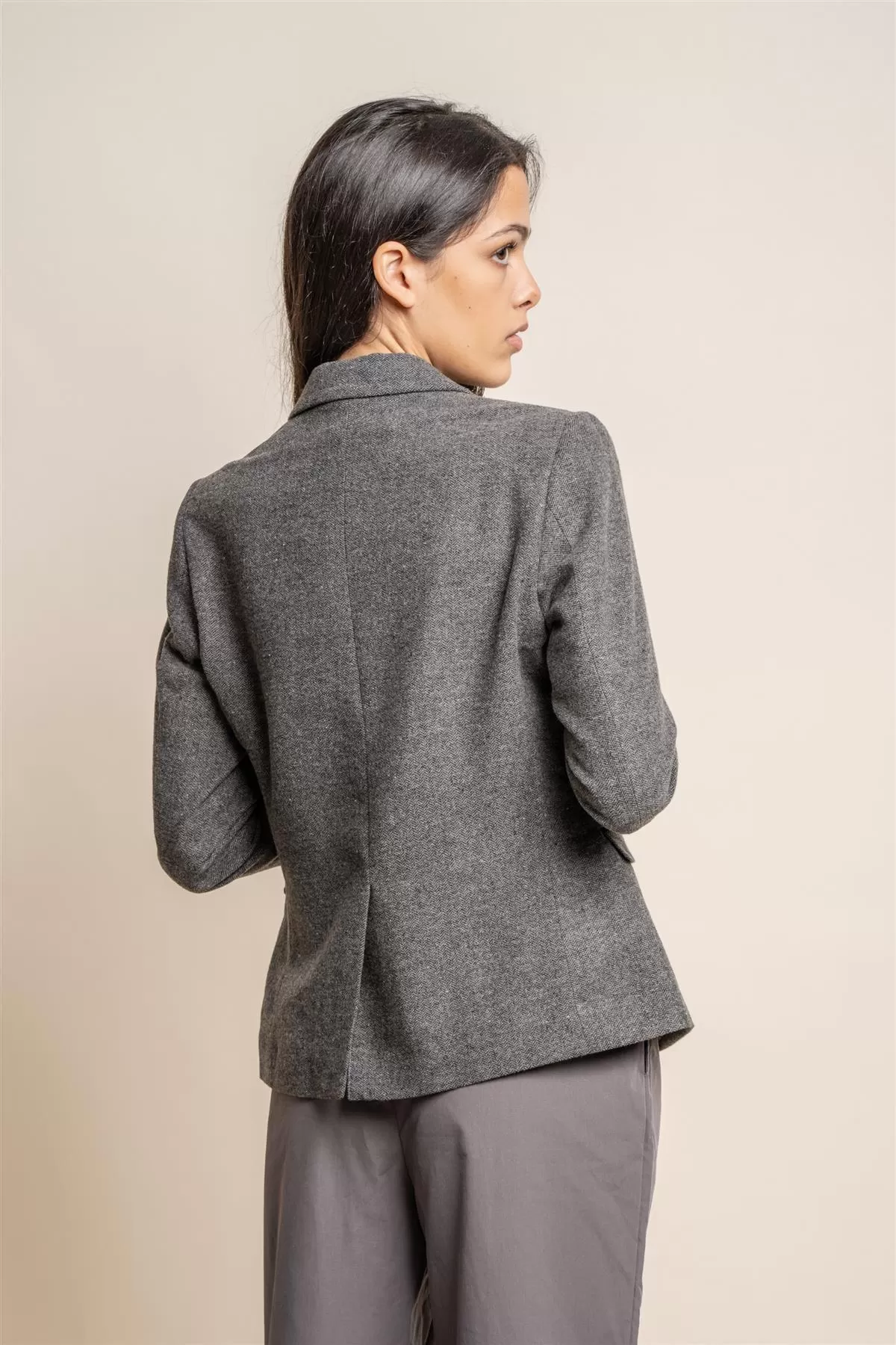 Martez Grey Womens Blazer