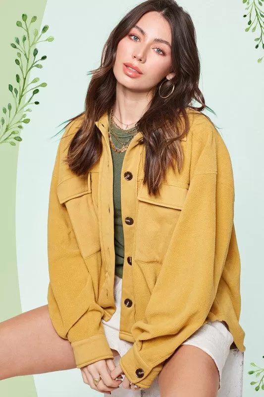 Matilda Long Sleeve Button Down Jacket