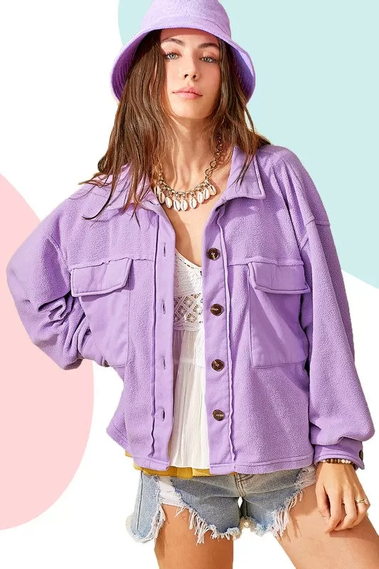 Matilda Long Sleeve Button Down Jacket