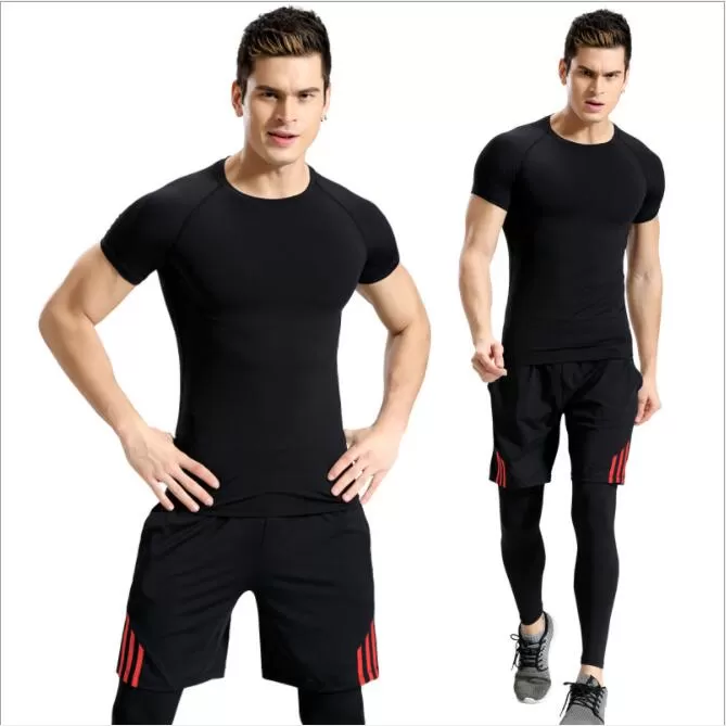 men sport costumes for men sports top shorts long pants gym clothing