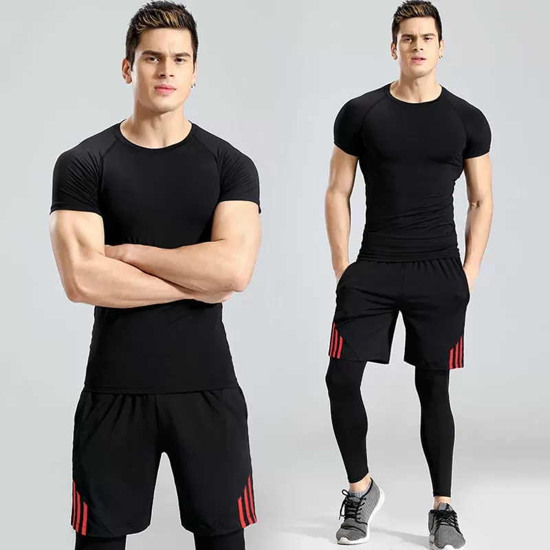 men sport costumes for men sports top shorts long pants gym clothing