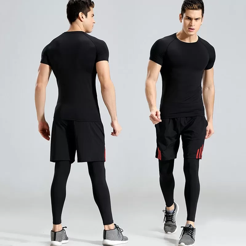 men sport costumes for men sports top shorts long pants gym clothing