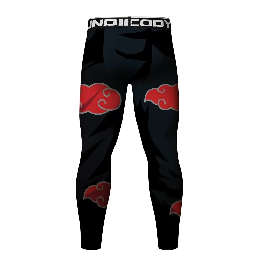 Men's Naruto 'Akatsuki' Elite Leggings Compression Spats