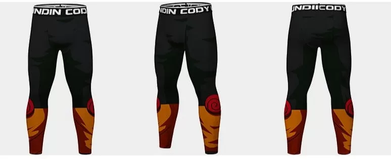 Men's Naruto Elite Leggings Compression Spats