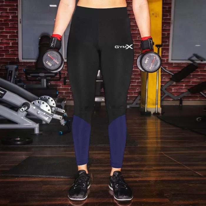 Midnight Navy Black Combo leggings - Essential Series- Sale