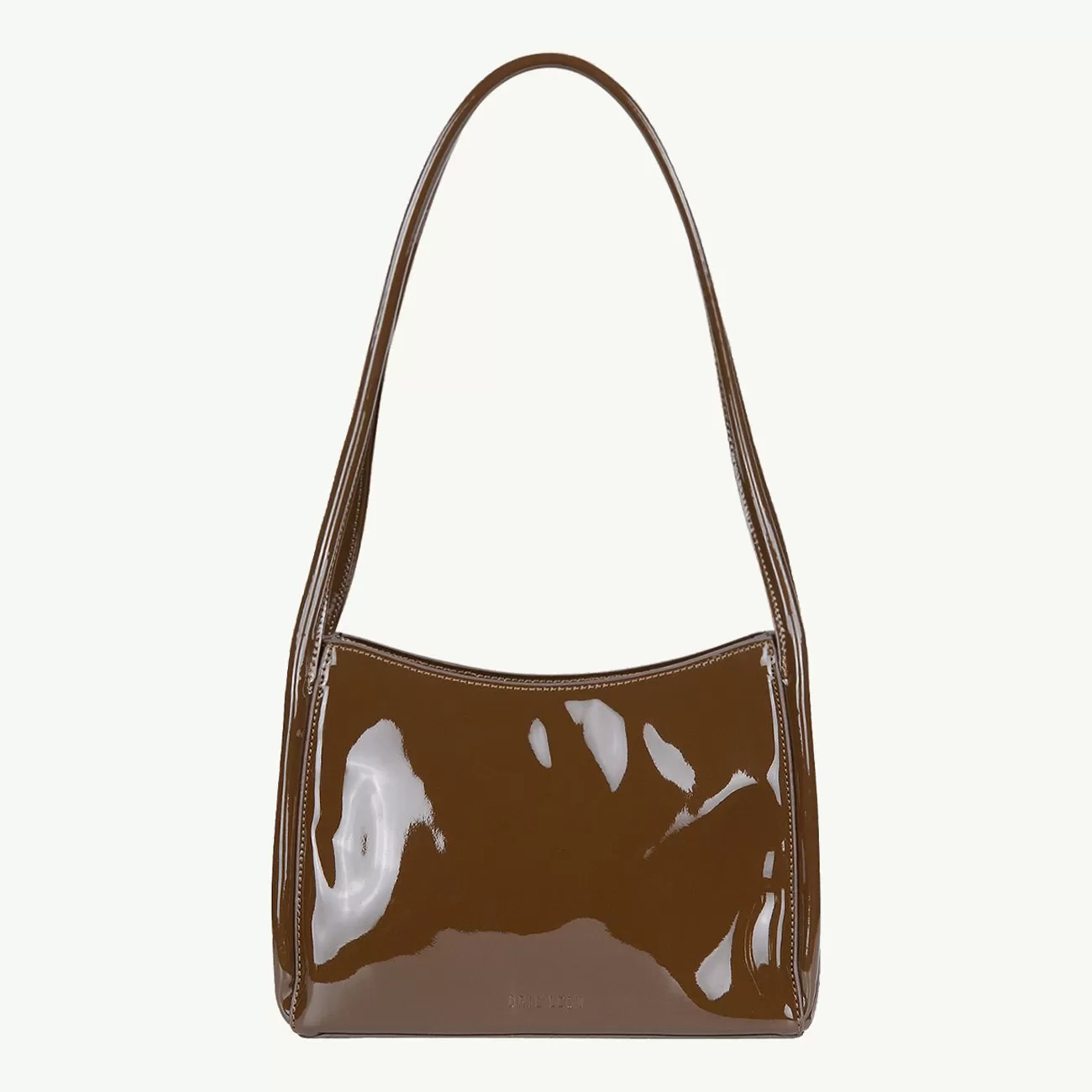 MILA BAG CHOCOLATE BROWN PATENT