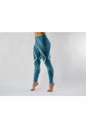 Modern Blue Premium Leggings