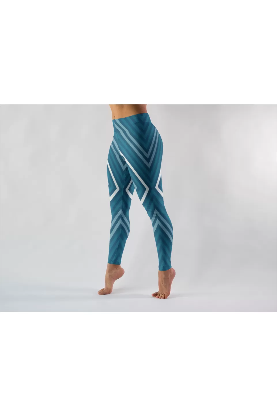 Modern Blue Premium Leggings