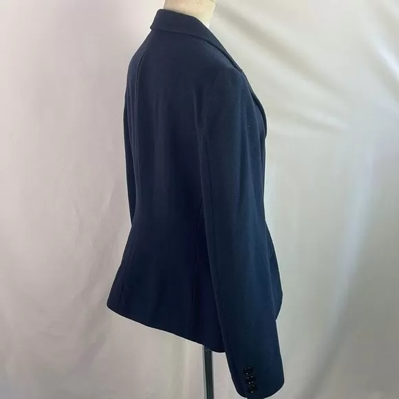 MoschinoAngoraWool Blend Navy Jacket