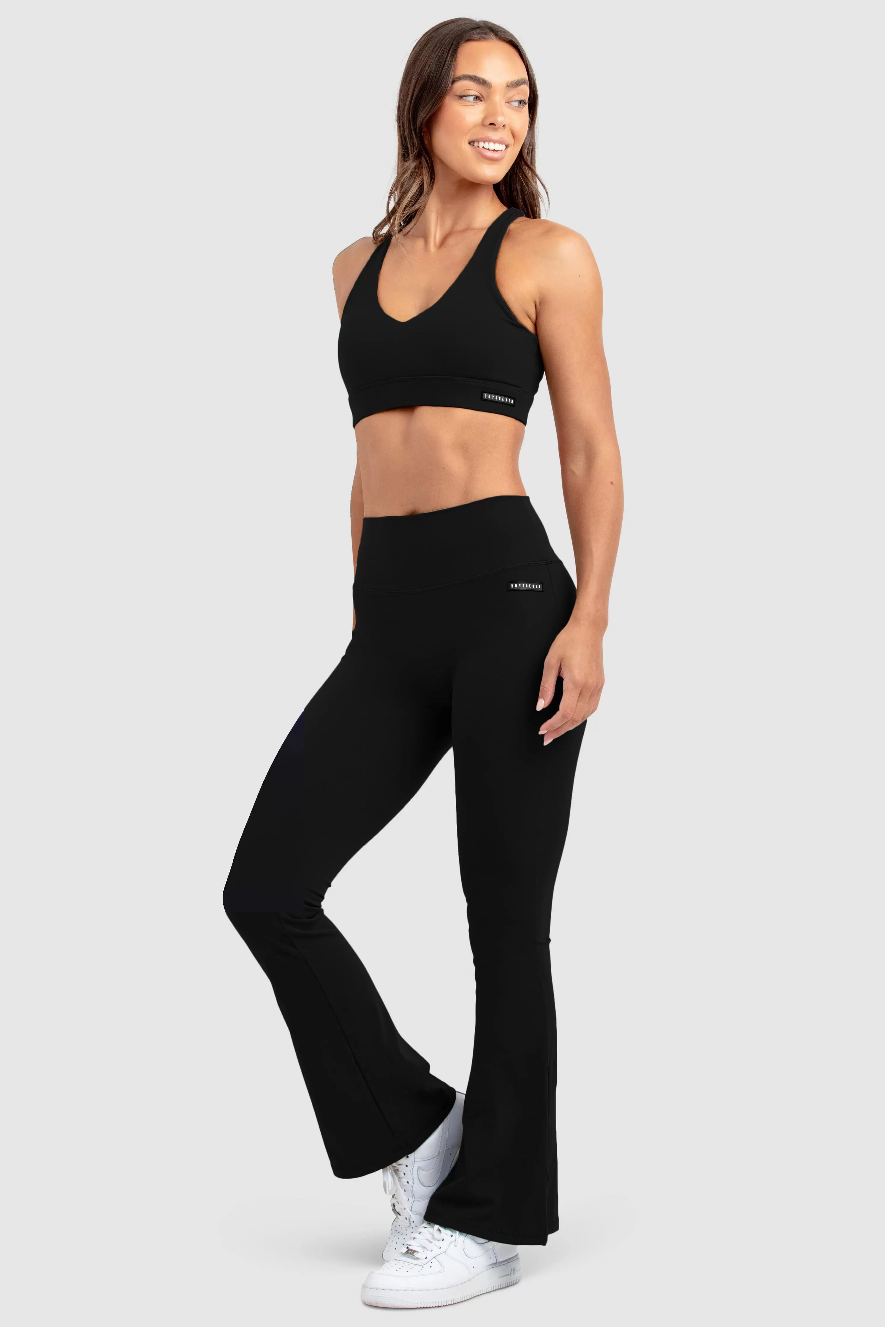 MotionSoft Flared Leggings - Black