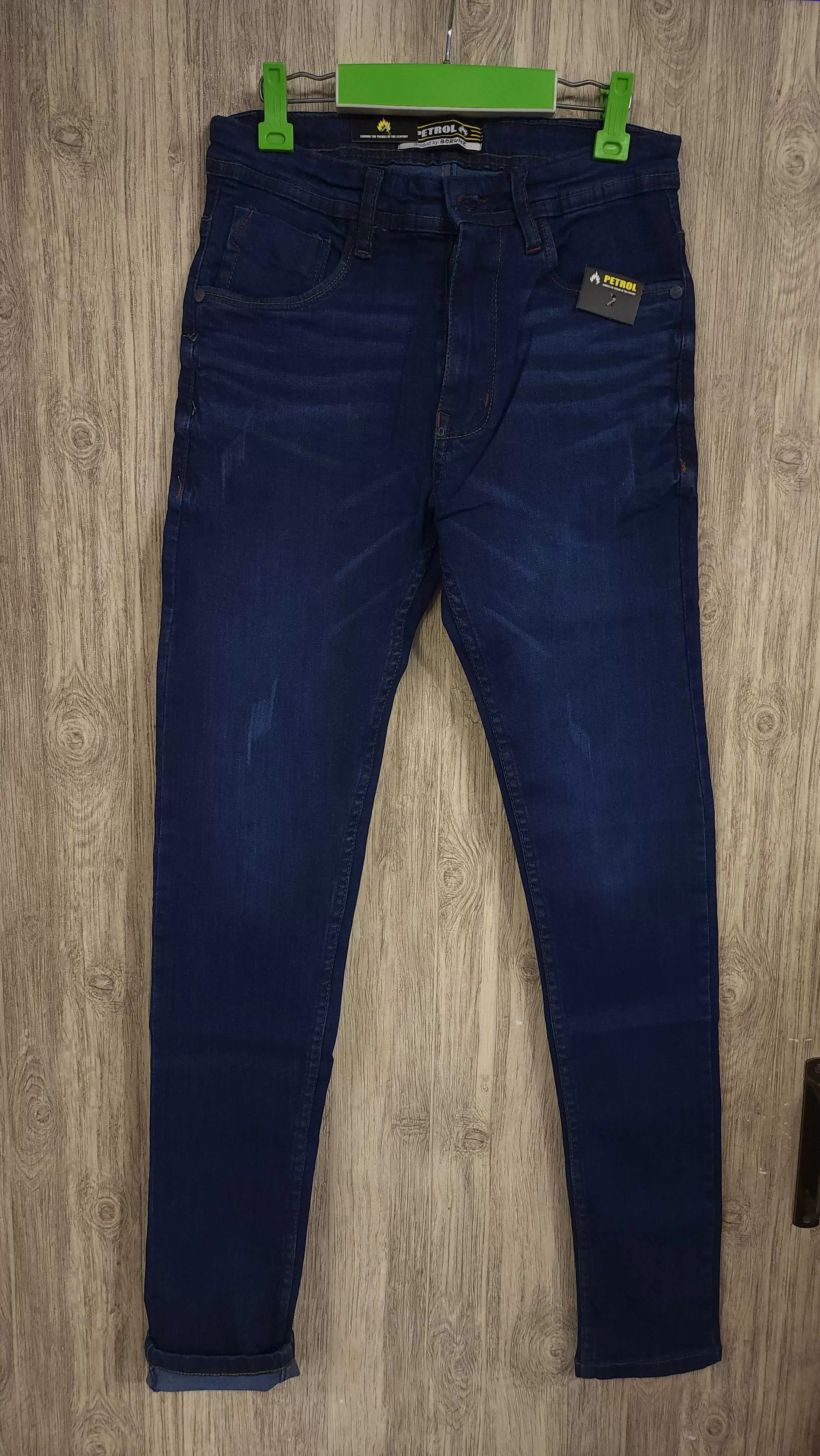 Navy Denim Pants