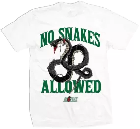 No Snakes Allowed - White T-Shirt