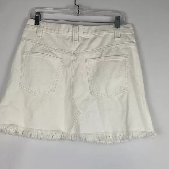 NWT Cream Denim Free People Skirt