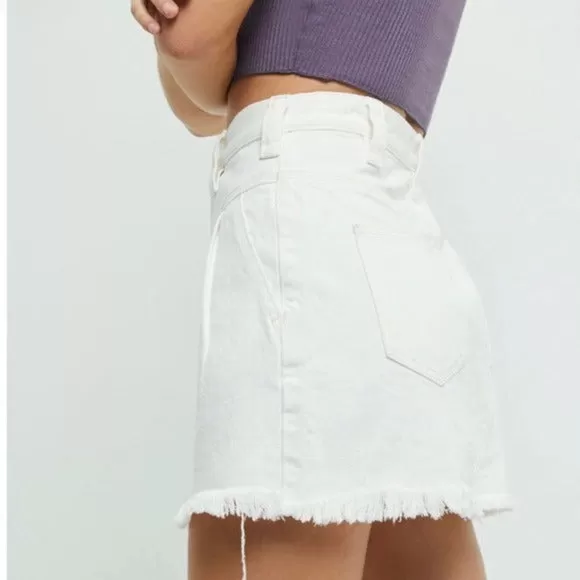 NWT Cream Denim Free People Skirt