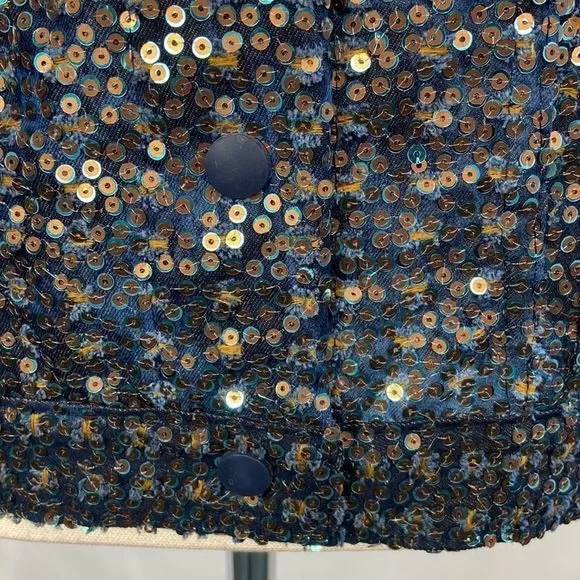 Ottod’AmeBlueSequined Jacket