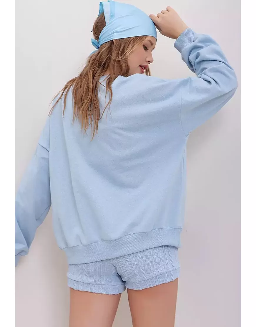 Oversized Crew Neck Sweatshirt (Minor Defect)