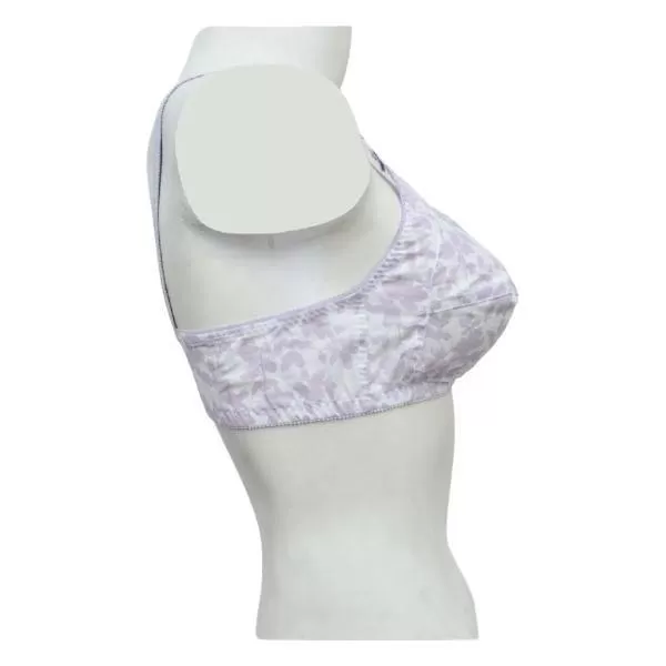 Pack of 3 Random Prints Cotton Woven Fabric Bras