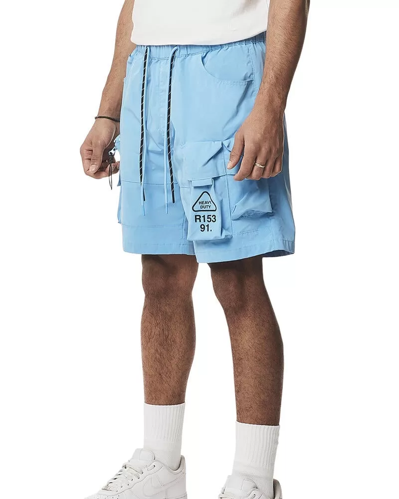 Pigmented Utility Nylon Cargo Shorts