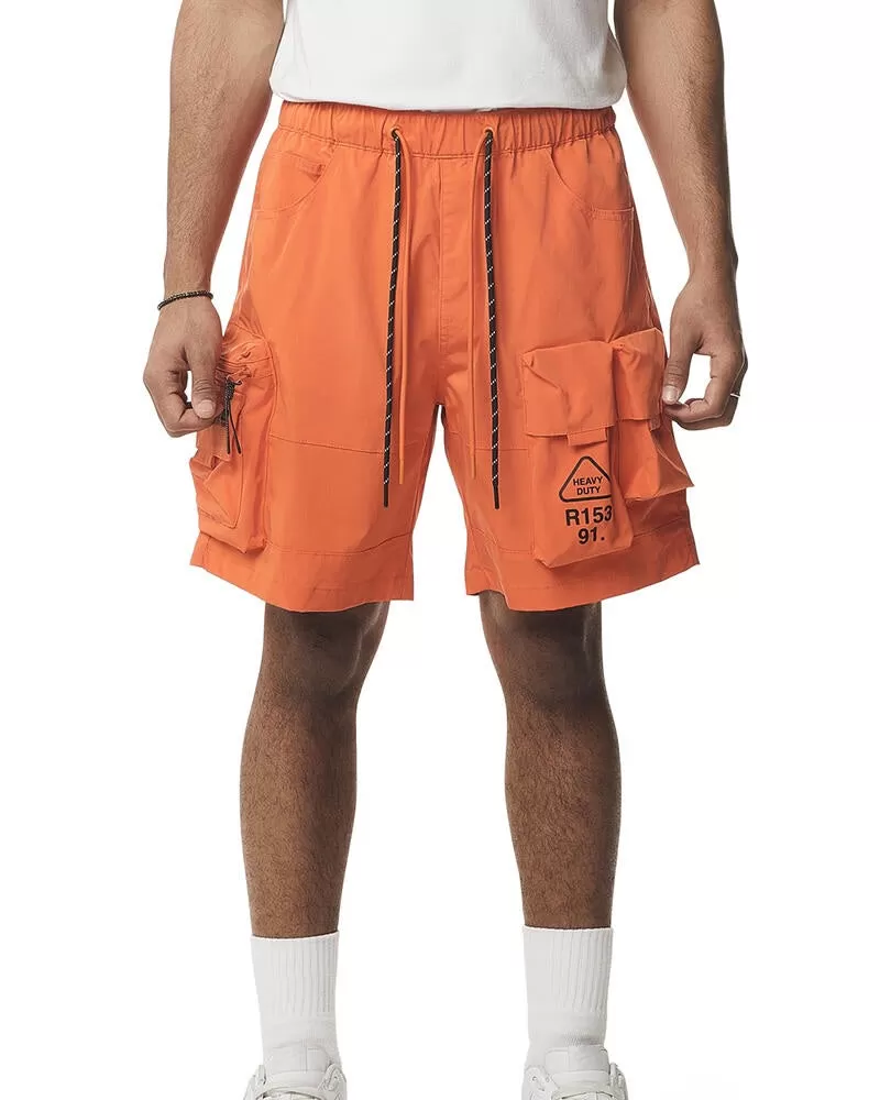 Pigmented Utility Nylon Cargo Shorts