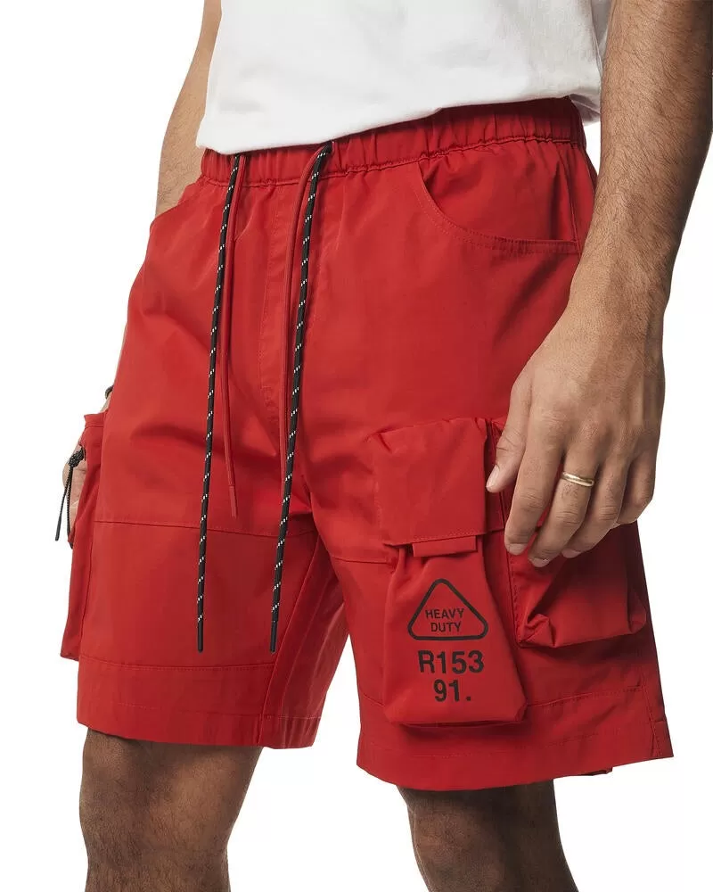 Pigmented Utility Nylon Cargo Shorts