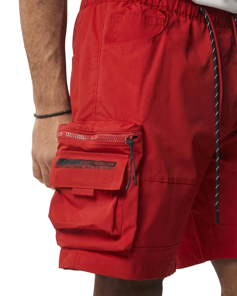 Pigmented Utility Nylon Cargo Shorts