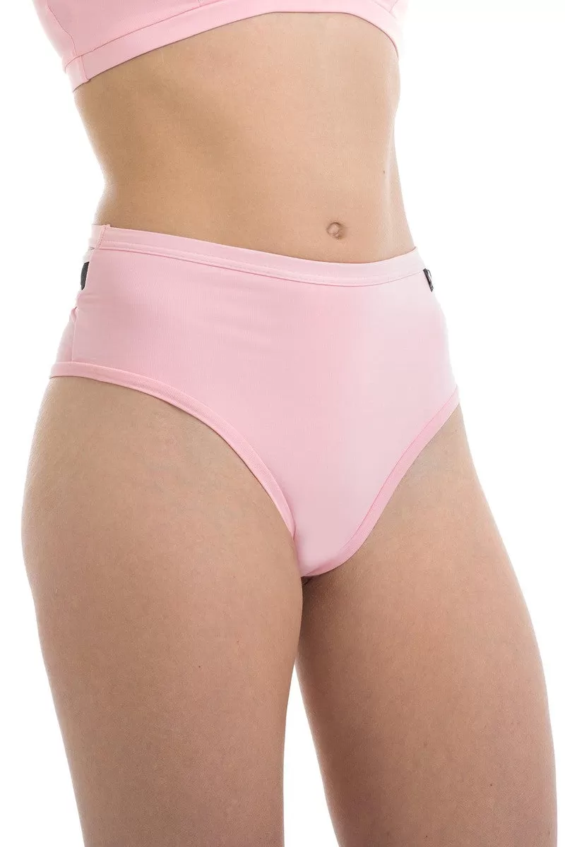 Poledancerka X High Leg Shorts - Baby Pink