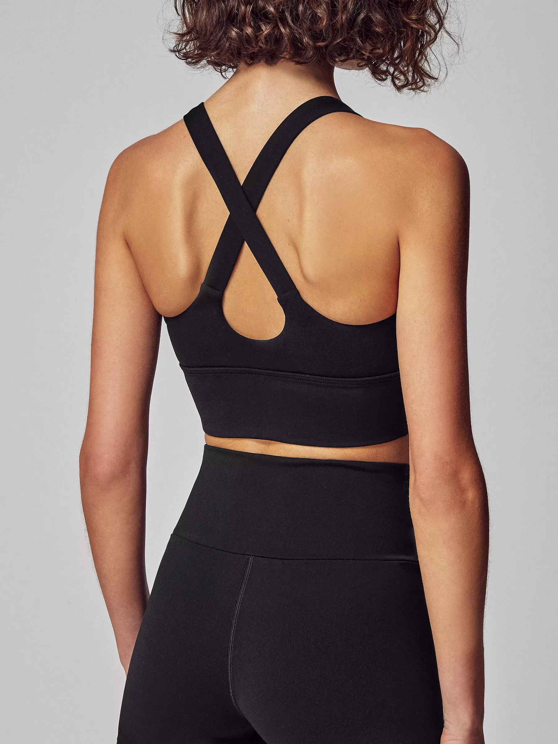 Power Up longline Sports Bra