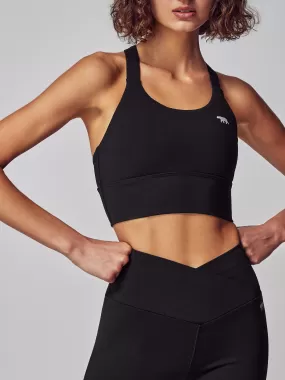 Power Up longline Sports Bra