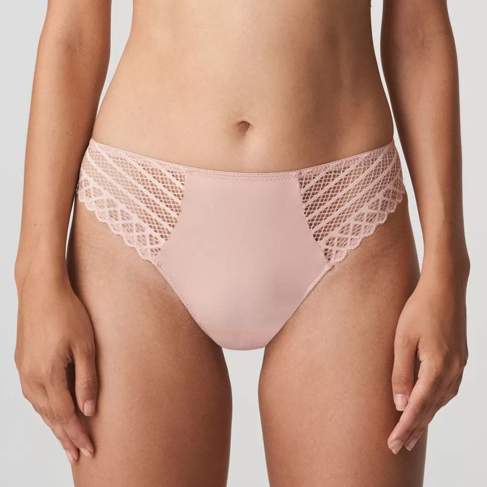 Prima Donna Twist East End Rio Brief in Powder Rose 0541930