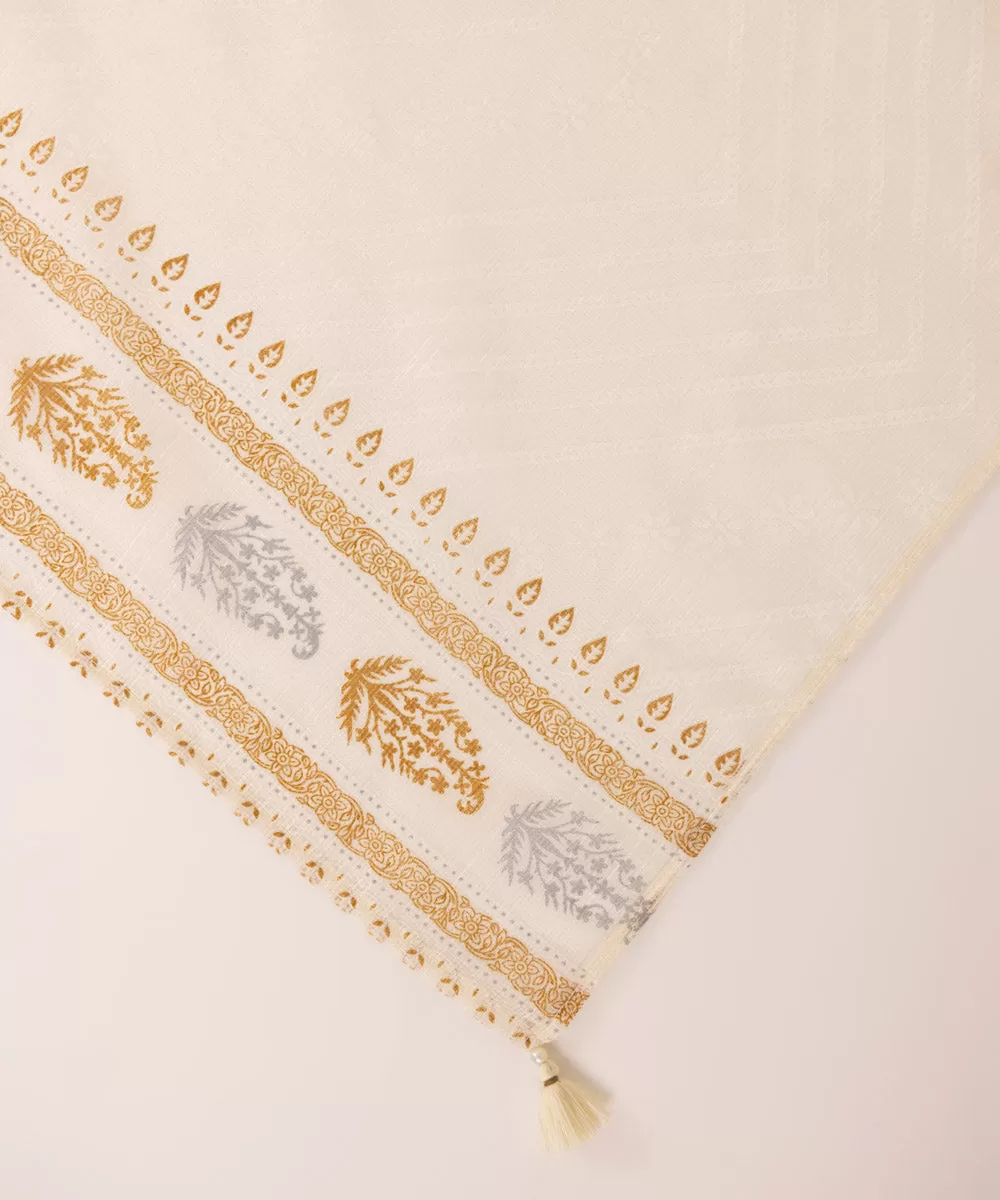 Printed Net Dupatta