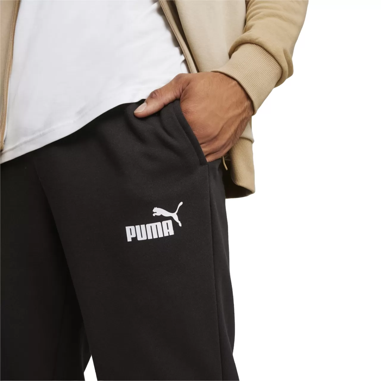 Puma men's tracksuit with hood 679730-83 black dove