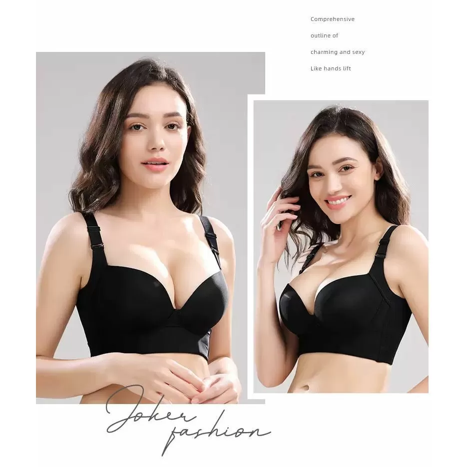 Push-up bras with full back coverage