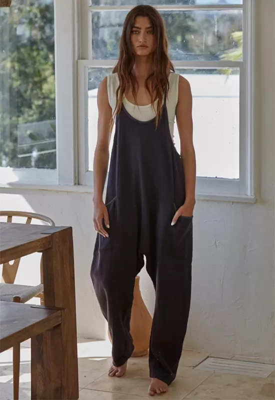 Raelynn Jumpsuit - Washed Black