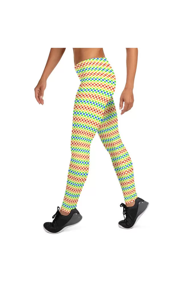 Rainbow Checkered Leggings