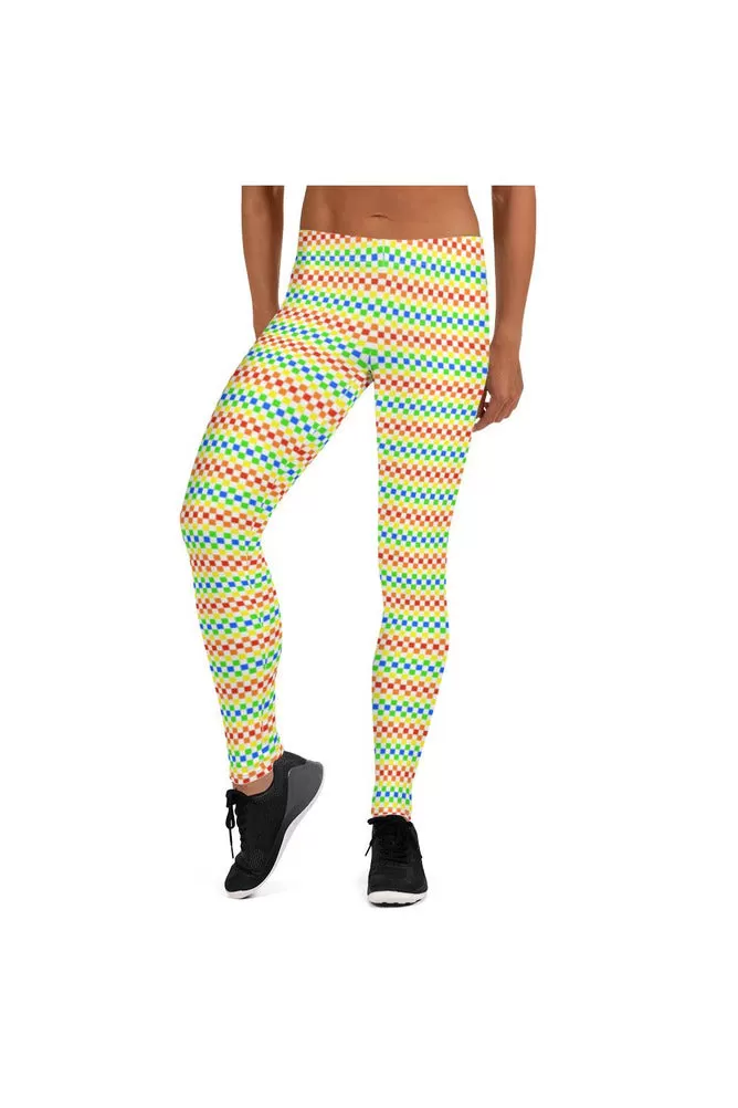 Rainbow Checkered Leggings